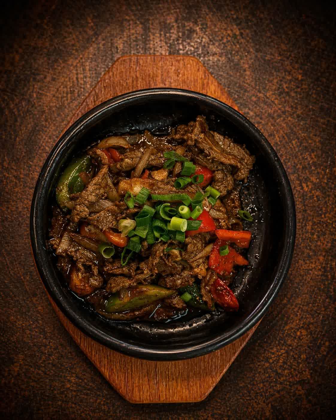 28. Beef cu Piper Negru (hot plate)