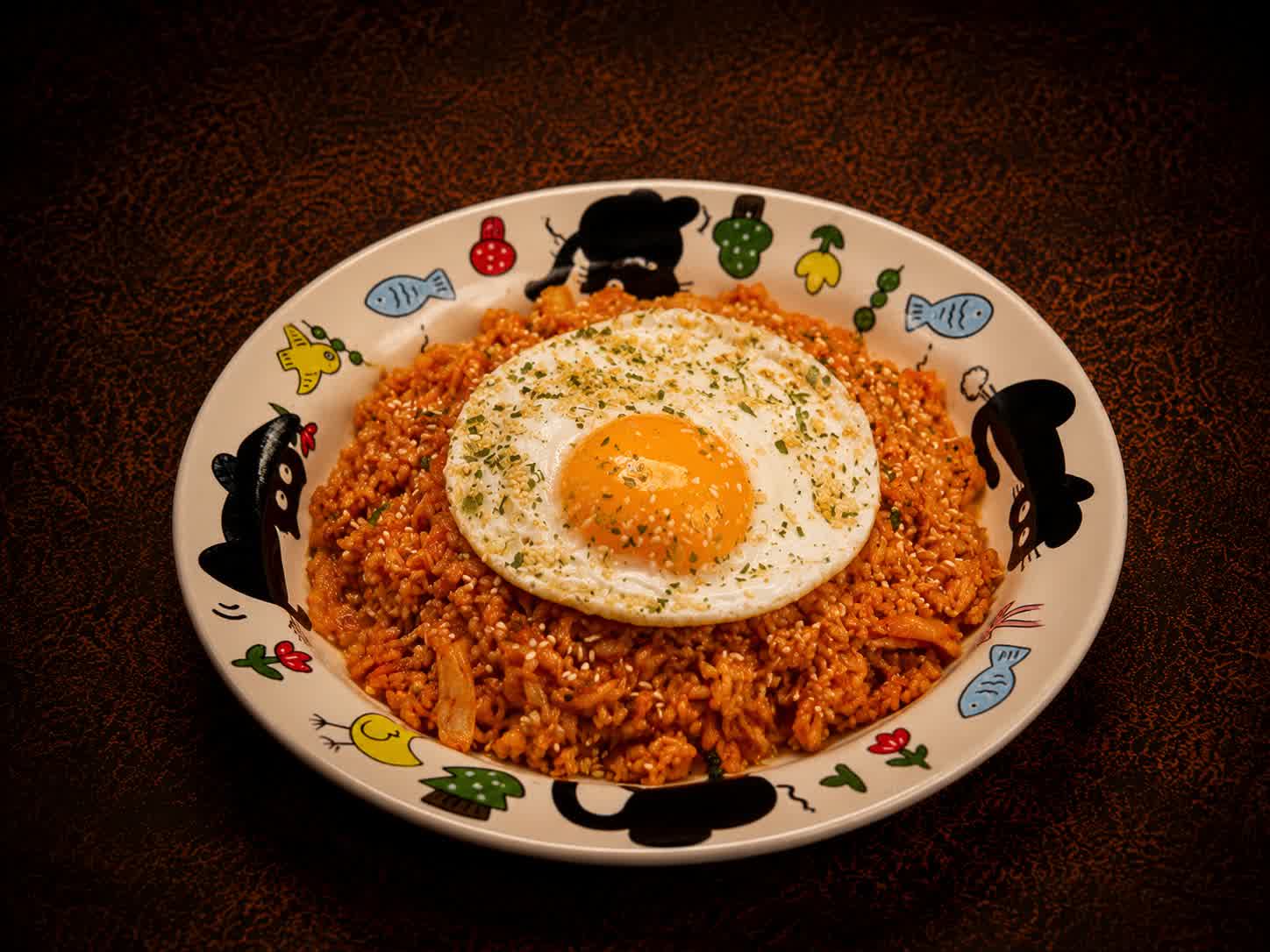 Fried Rice Kimchi Chicken