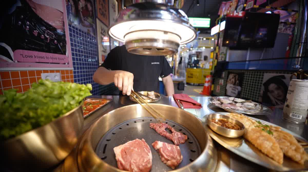 Wei Korean BBQ Interior